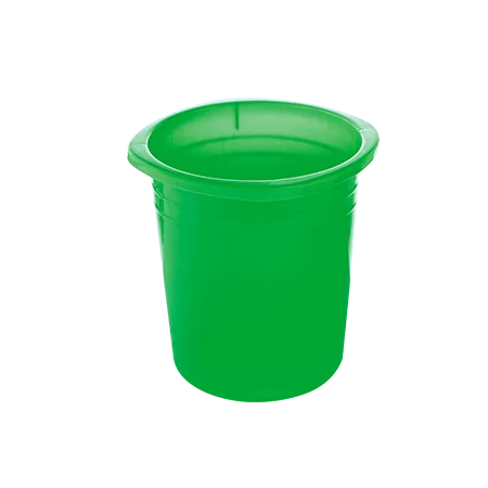 Ankurwares Green Squre Round Dust Bucket