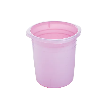 Ankurwares Pink Squre Round Dust Bucket