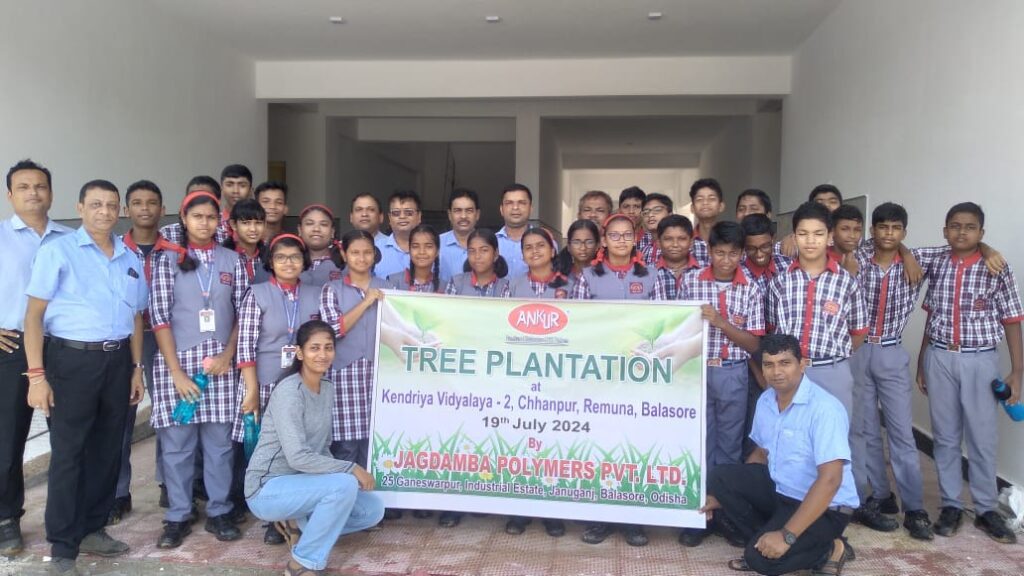 ANKUR Supports Tree Plantation Program at Kendriya Vidyalaya 2, Balasore